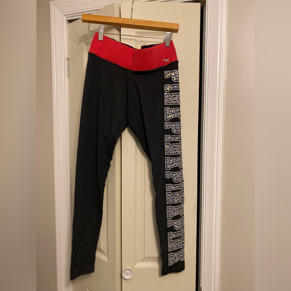 PINK Victoria's Secret Leggings in gray and pink